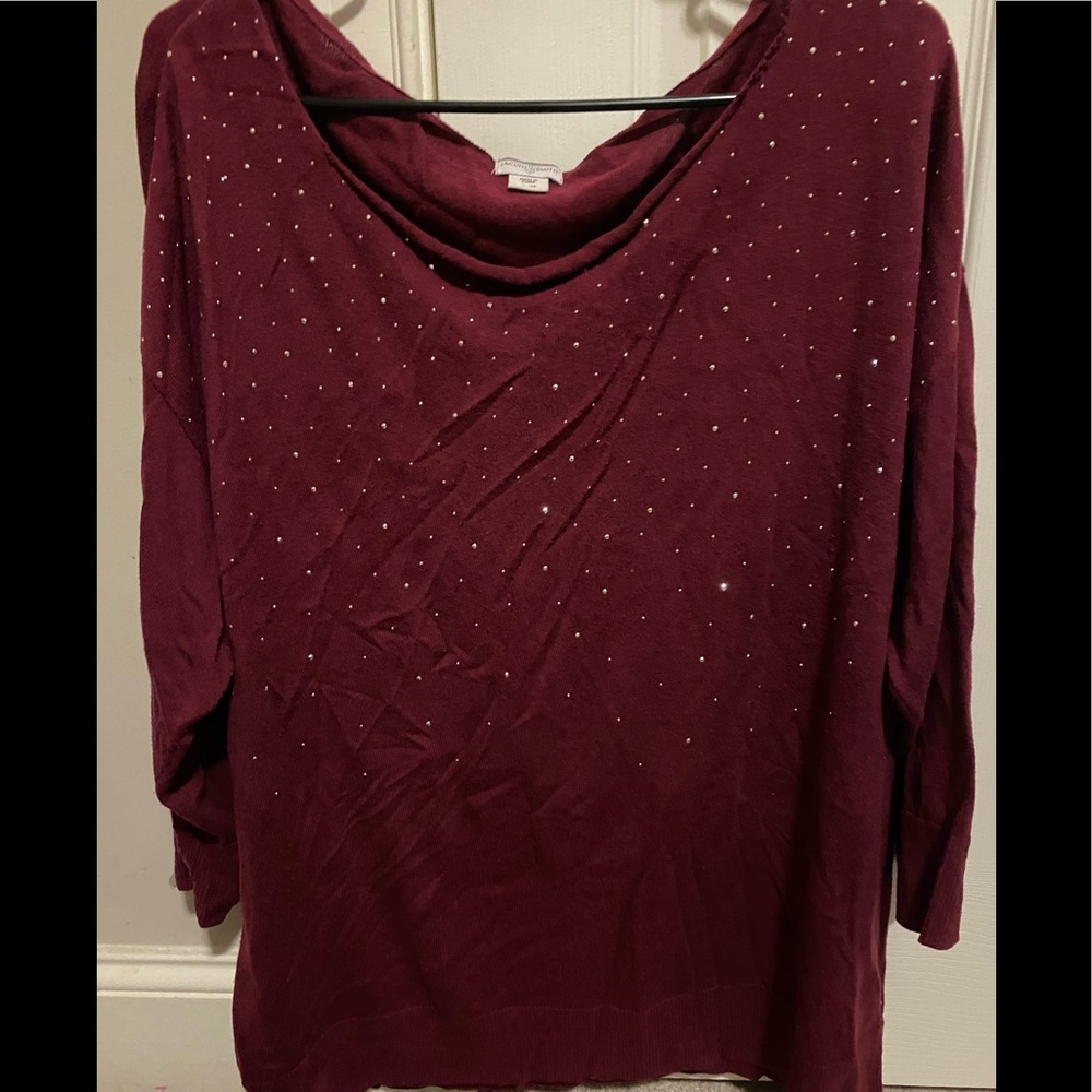 Cute Maroon Sweater
